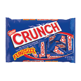Crunch&nbsp;Candy Bars&nbsp;Milk Chocolate Fun Size Full-Size Picture
